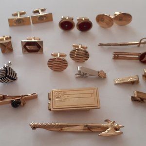 Men's Vintage ANSON Cufflinks, Tie Clips, Tie Bars & Money Clip